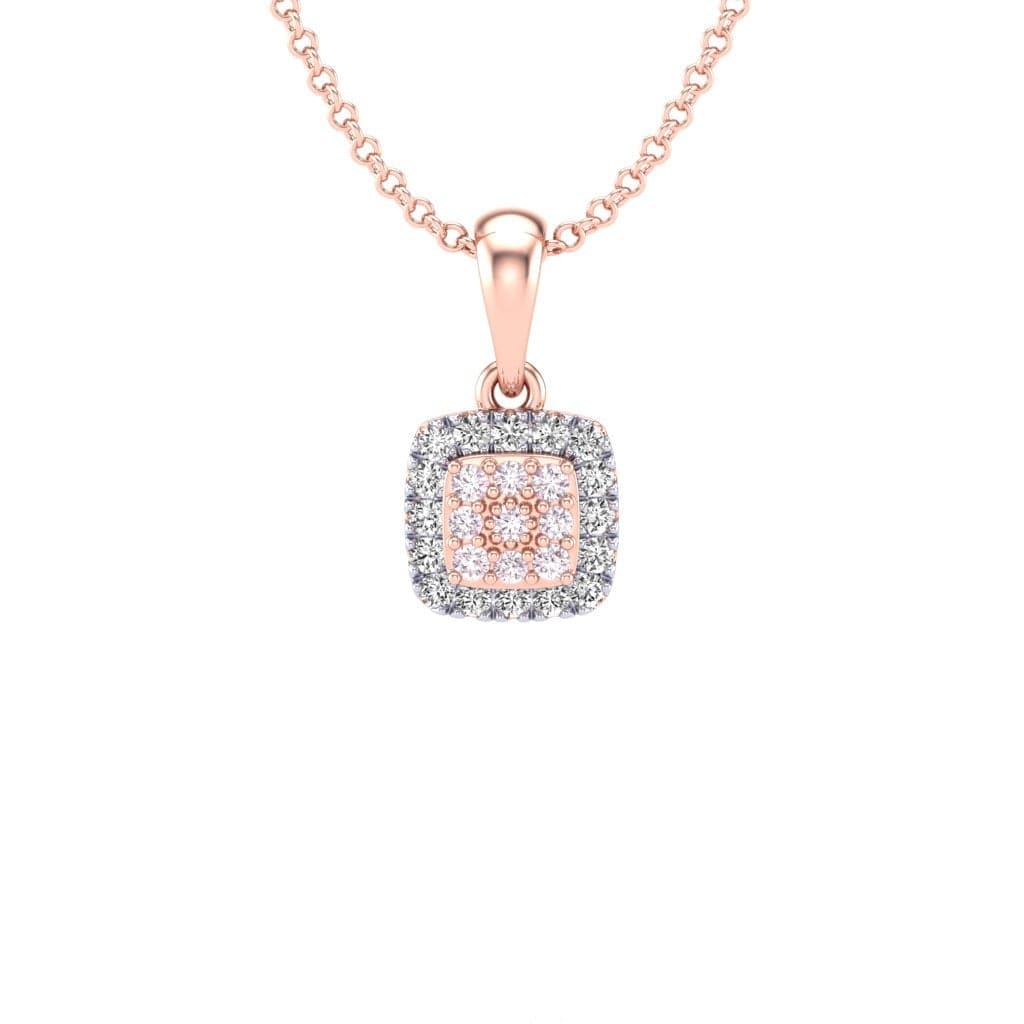 Eminence Pinks Square Pendant